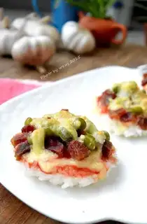 Pie and rice