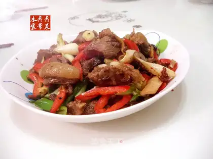 Tea and oil and lamb
