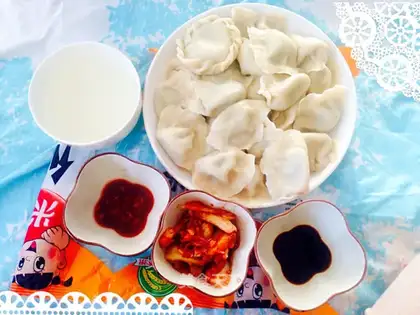 A fish dumpling