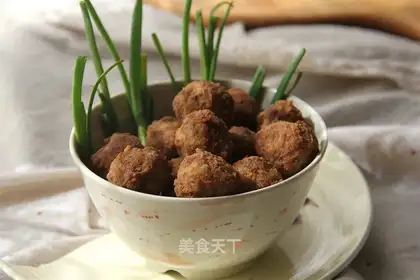 Flaming meatballs
