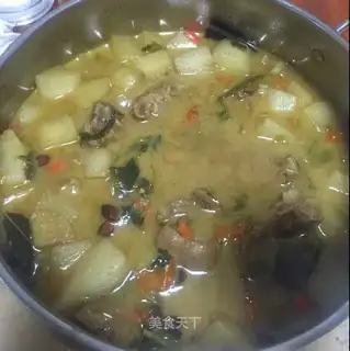 A lamb radish