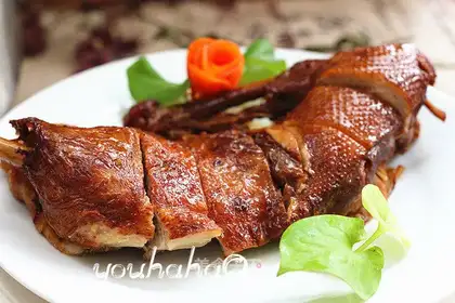 Duck with sauce