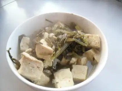 Frozen tofu snow