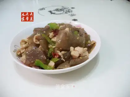 Dry pepper powdered meat