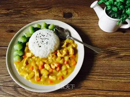 Curry chicken