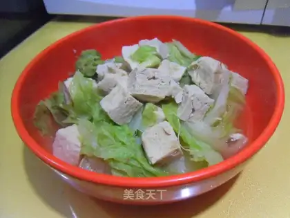 Frozen tofu cabbage