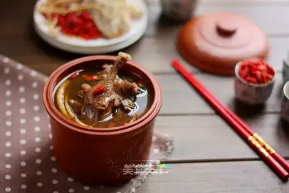 Chinese ginger duck