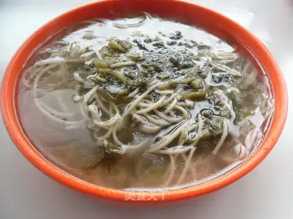 Snow pickles and pasta