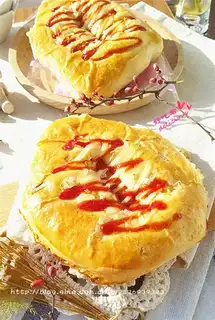 Onion sausage bread