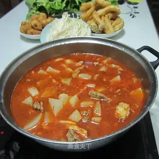 Beef radish pot