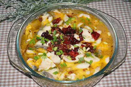 Boiled fish
