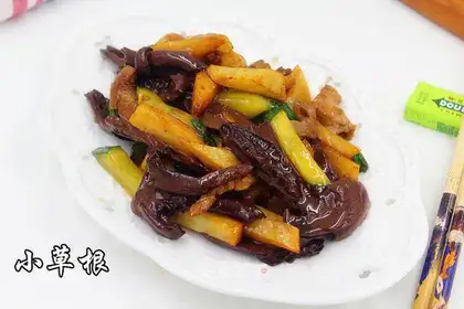 Potato fried mushrooms