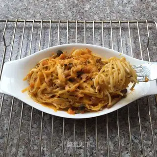 Pumpkin bacon pasta