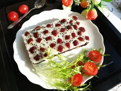 Black rice-tree rice cake