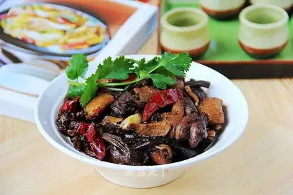 Tea mushroom duck