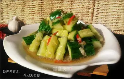 Garlic cucumber