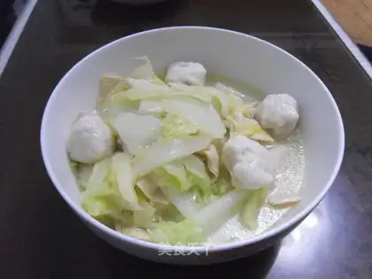 Fishball cabbage