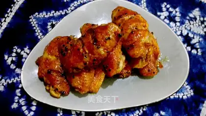Black sesame moth made wings