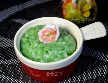 Shrimp jade mashed potatoes