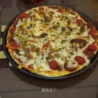 Twelve inches of super pizza