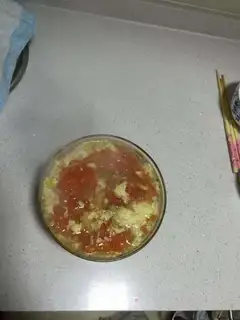 Tomato egg soup