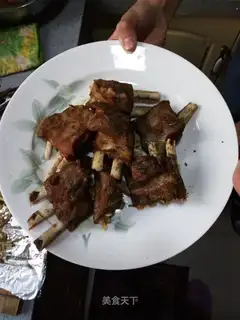 Roast oven pepper salt lamb chops