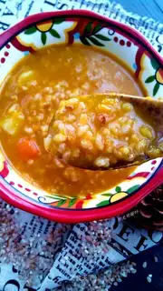 Porridge made of melons