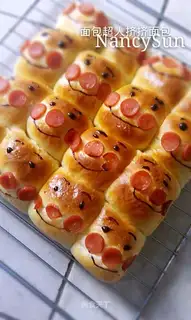 Bread Man squeezes bread