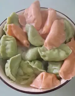 Fire jade dumplings