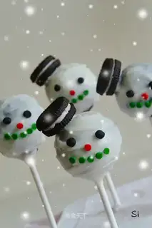 Snow lollipop