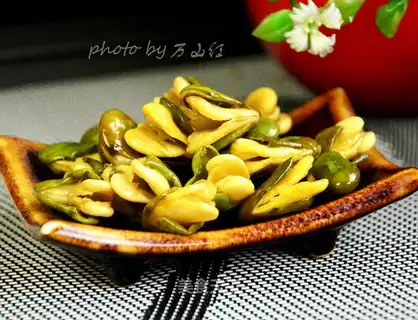 Fried green beans