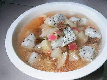 A radish with flamingo