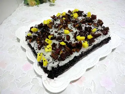 Black rice-tree corn rice cake
