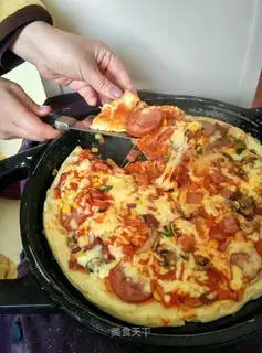 Pancake pizza