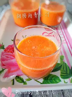 Sweet orange carrot juice
