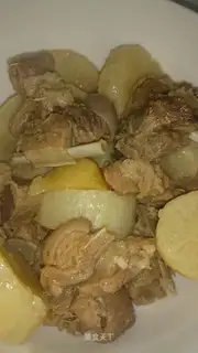 Roach and lamb stew