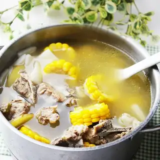 ♪ Mountain medicine corn chop soup ♪