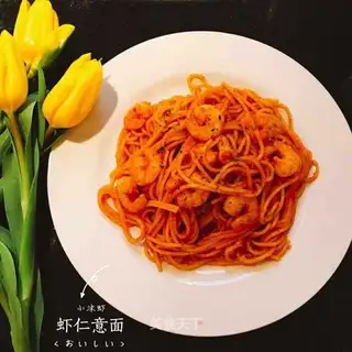 Tomato shrimp pasta