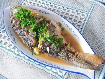 Fried carp