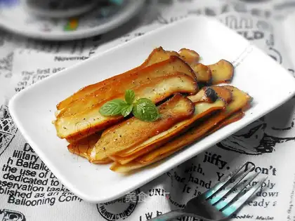 Butter apricot mushrooms