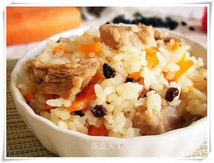 Carrot lamb rice