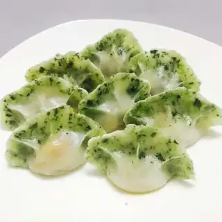 Emerald crystal dumplings