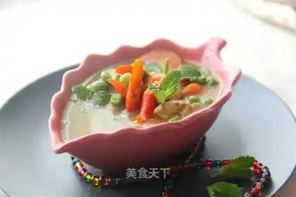 Green curry chicken