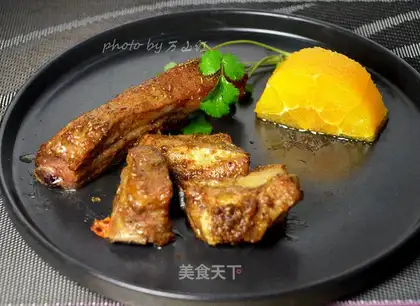 Vegetable roasted lamb chops