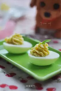 Potato devil egg