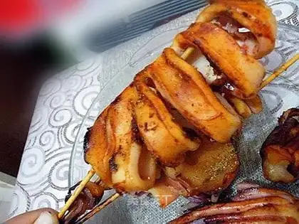 Japanese-style grilled squid