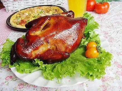 Smoked and Roasted Chicken