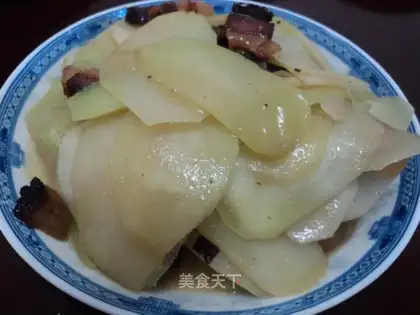 stir-fried cabbage with bacon