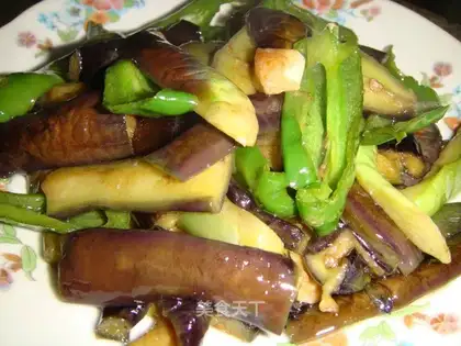 Eggplant with oil