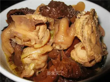 chicken stewed mushrooms